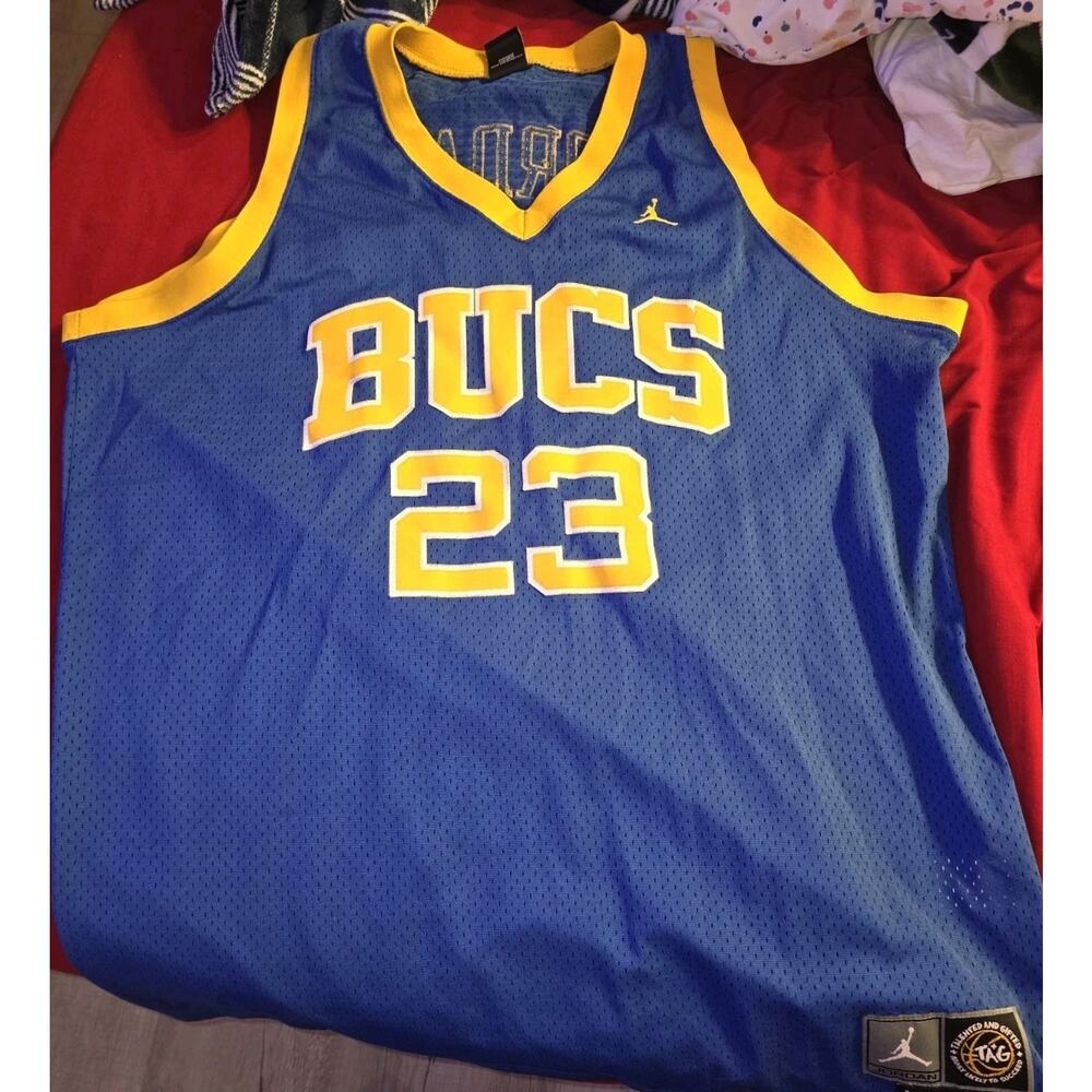 Michael Jordan Jersey Men 3XL Nike Laney High School Bucs Stitched TAG Jumpman